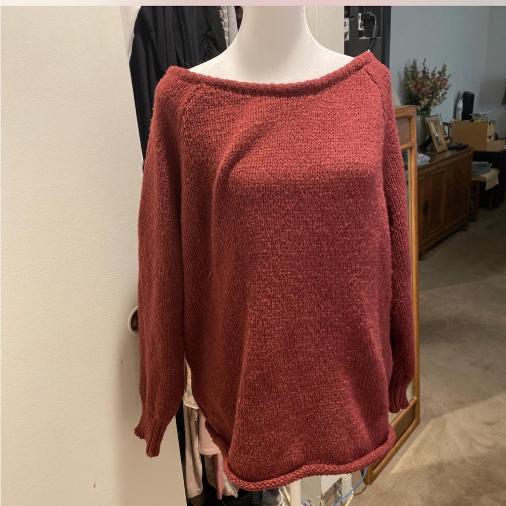 Red Knit Sweater